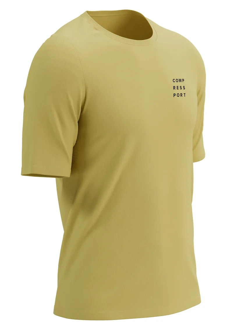 Tricou alergare barbati  Podium FW 2025, Galben
