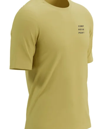 Tricou alergare barbati  Podium FW 2025, Galben