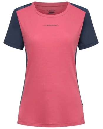 Tricou hiking dama  Ridge, Roz/Bleumarin