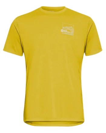 Tricou tehnic barbati  Vonnan Graphic FW 2025, Galben