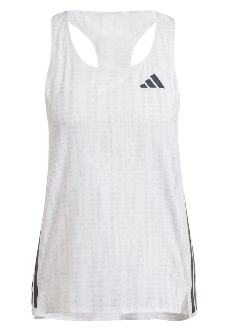 Maiou alergare dama  Adizero SNGLT FW 2025, Alb