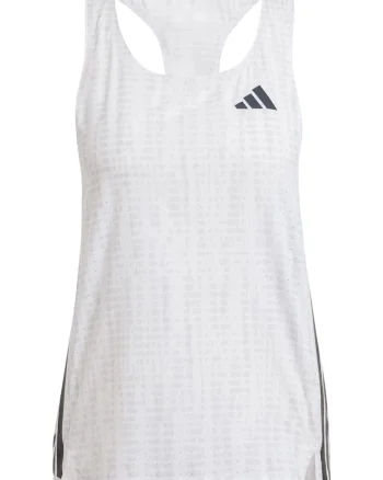 Maiou alergare dama  Adizero SNGLT FW 2025, Alb
