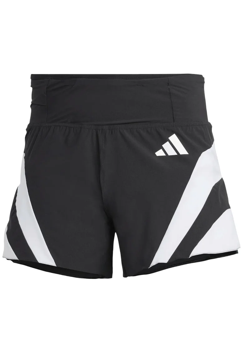 Sort alergare barbati  Adizero 5" FW 2025, Alb/Negru