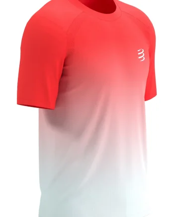 Tricou alergare barbati  Performance FW 2025, Rosu/Alb