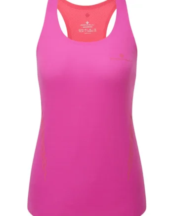 Maiou alergare dama  Tech Race Vest SS 2025, Roz