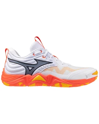 Pantofi volei  Wave Momentum Elite FW 2025-Alb/Corai-