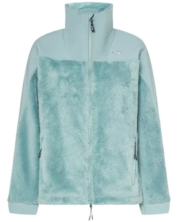 Fleece dama  Mountain Fire Sherpa FW 2025, Turcoaz