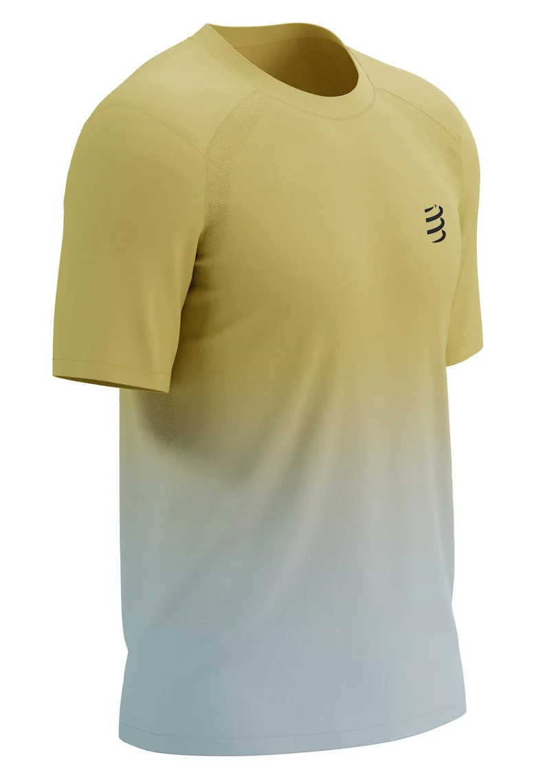 Tricou alergare barbati  Performance FW 2025, Alb/Galben