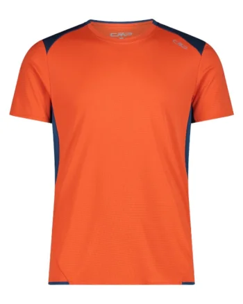 Tricou barbati  Unlimitech 33N6687, Portocaliu/Bleumarin