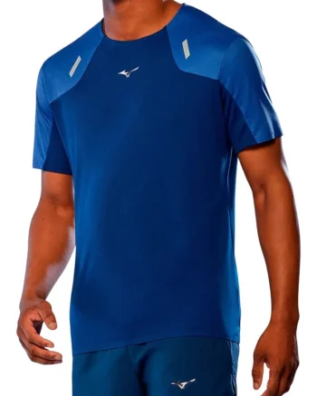 Tricou alergare barbati  Tech Light SS 2025, Albastru inchis