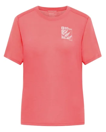 Tricou tehnic dama  Vonnan Graphic SS 2025, Coral
