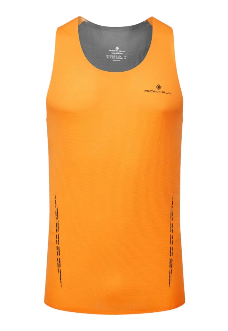 Maiou alergare barbati  Tech Race Vest SS 2025, Portocaliu