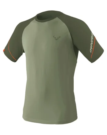Tricou alergare barbati  Alpine Pro, Verde/Kaki