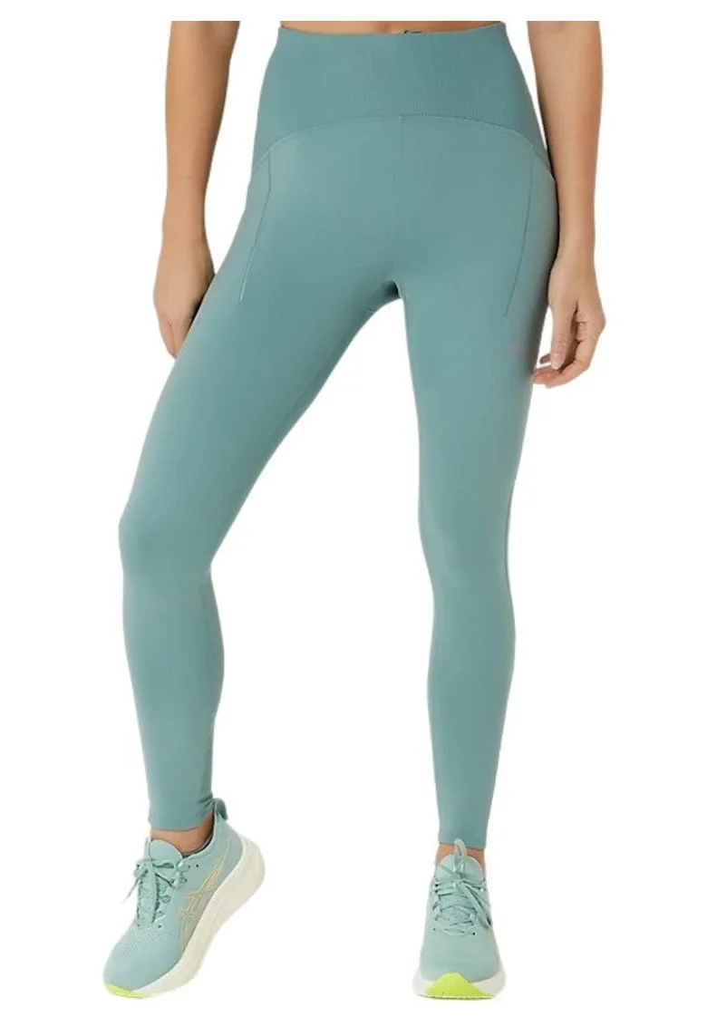 Colanti alergare dama  Road Winter High Waist FW 2024-Albastru-