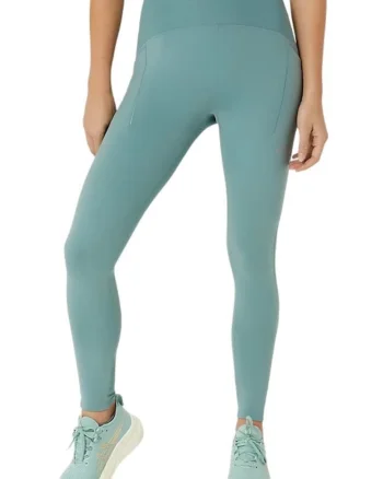Colanti alergare dama  Road Winter High Waist FW 2024-Albastru-