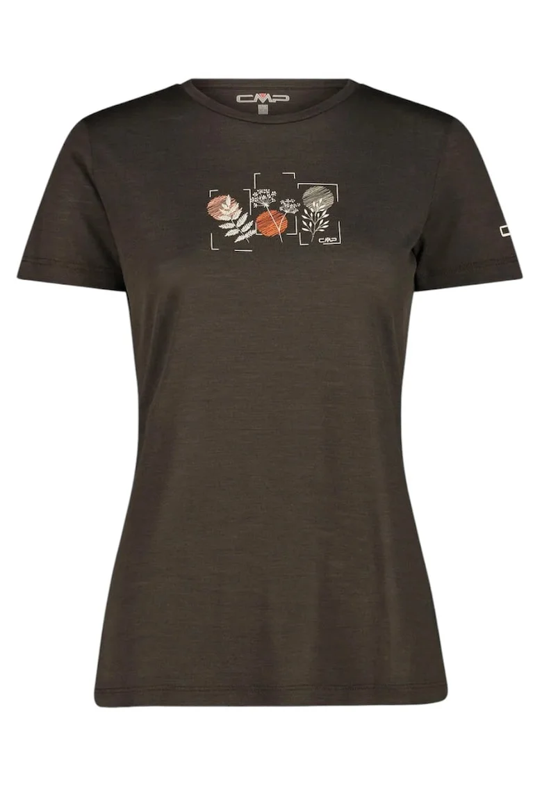 Tricou dama  32T7166 SS 2025, Maro