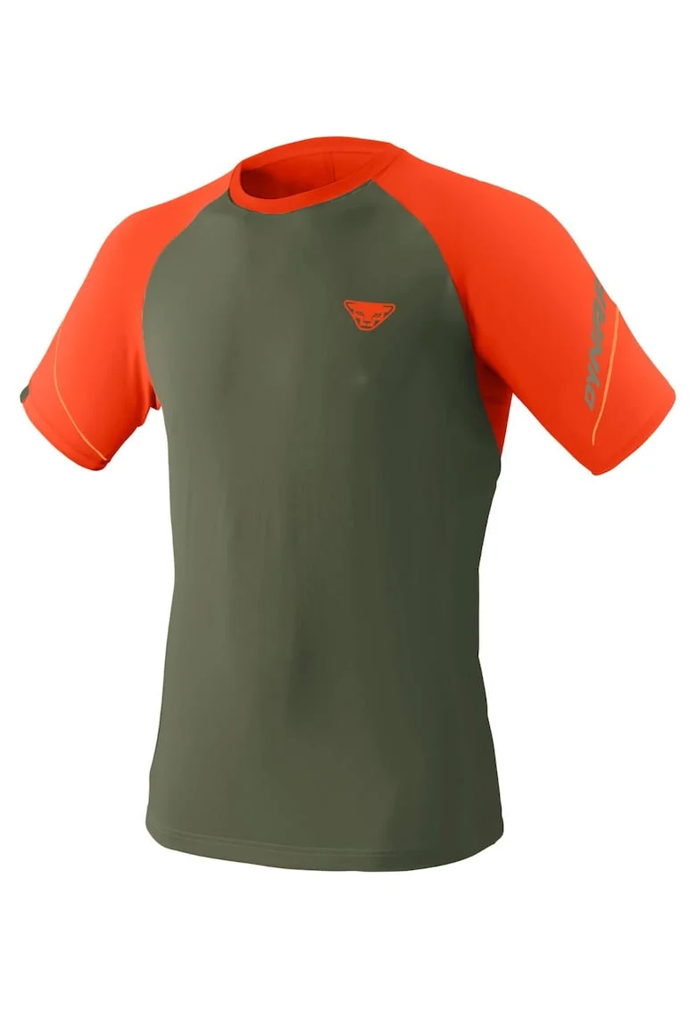 Tricou alergare barbati  Alpine Pro, Portocaliu/Kaki