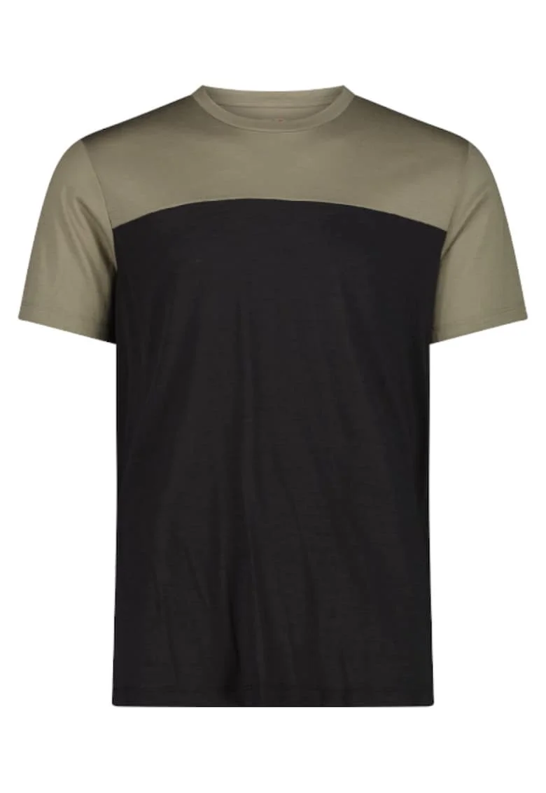 Tricou barbati  Unlimitech Performance Merino, Negru/Bej