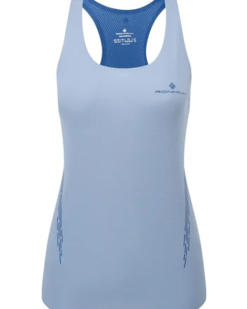 Maiou alergare dama  Tech Race Vest SS 2025, Albastru