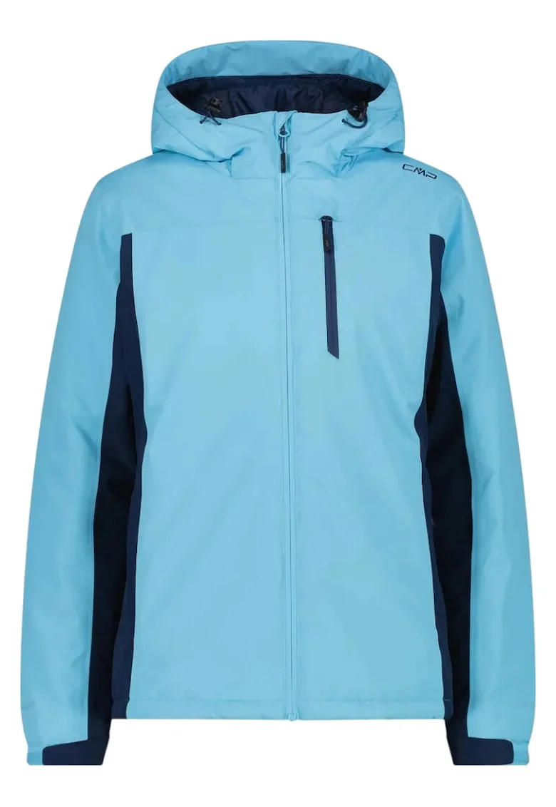 Jacheta dama  Woman Jacket Fix Hood 35Z1446, Albastru deschis
