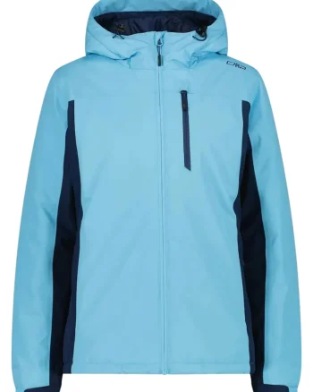 Jacheta dama  Woman Jacket Fix Hood 35Z1446, Albastru deschis