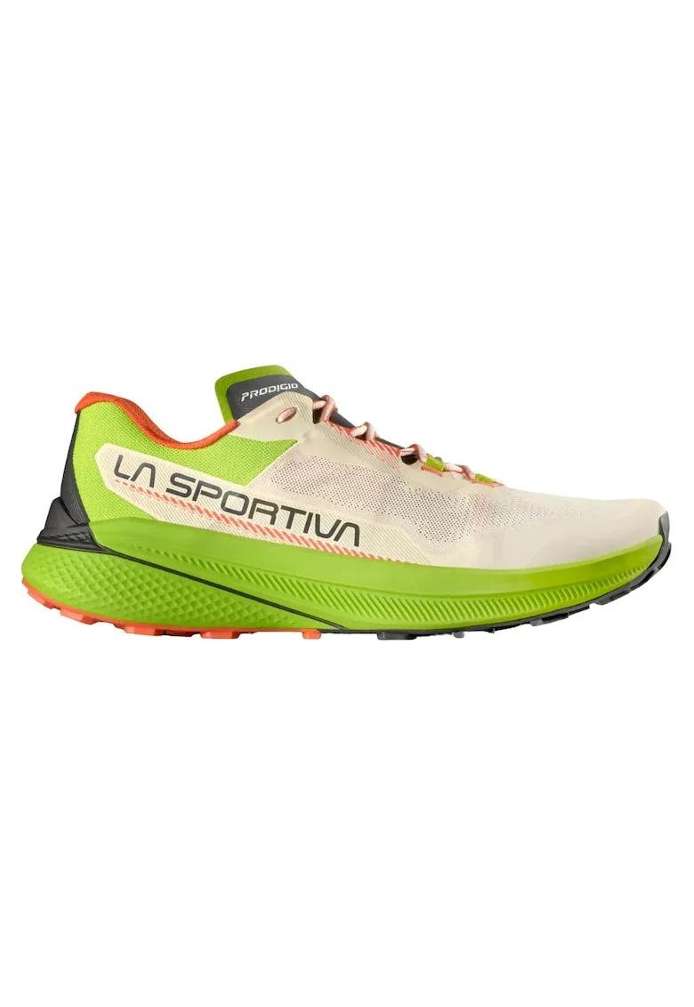 Pantofi alergare trail barbati  Prodigio 2025, Verde/Crem