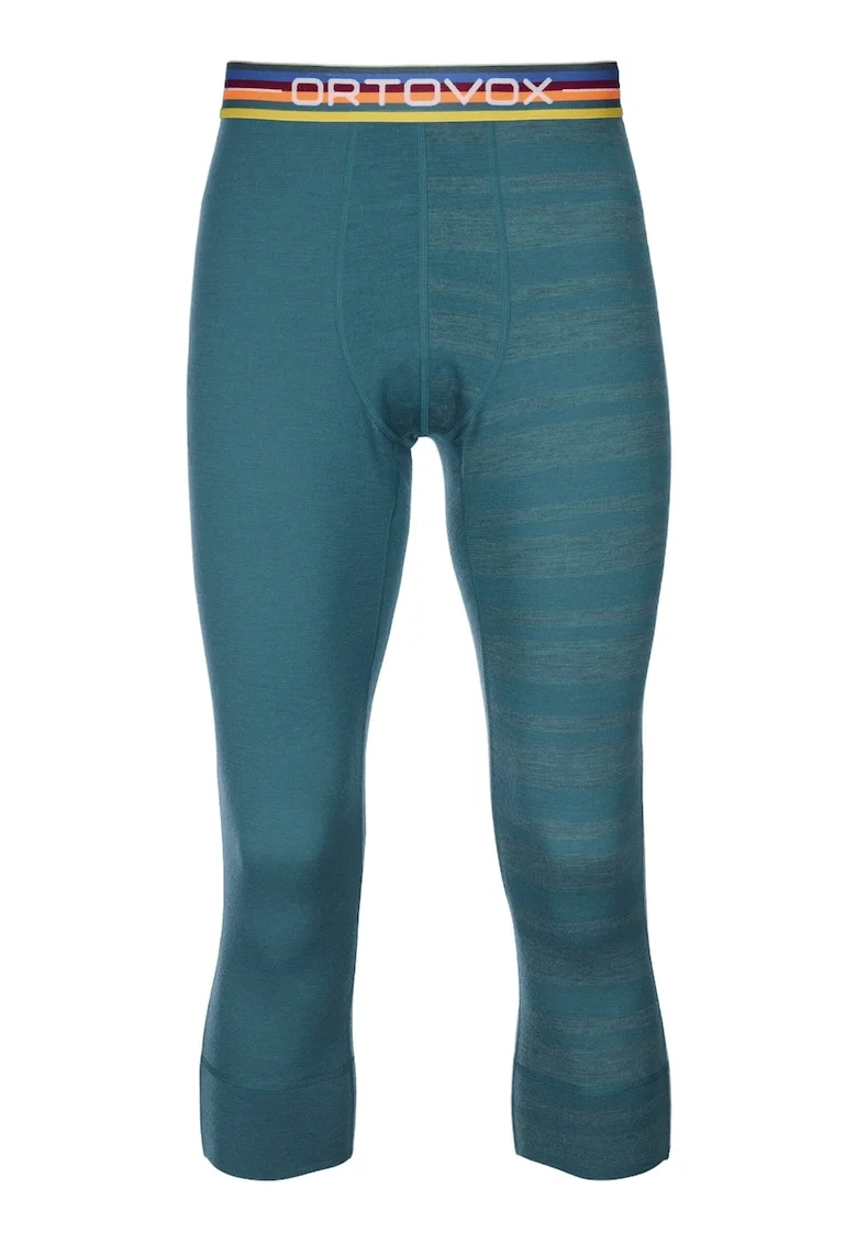 Pantaloni de corp barbati  Merino 3/4 185 Rock N Wool, Turcoaz