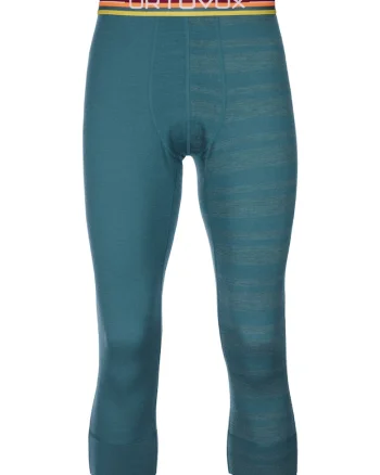 Pantaloni de corp barbati  Merino 3/4 185 Rock N Wool, Turcoaz