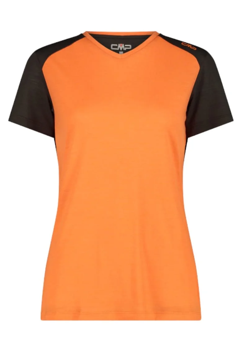 Tricou dama  Unlimitech Performance Merino, Portocaliu