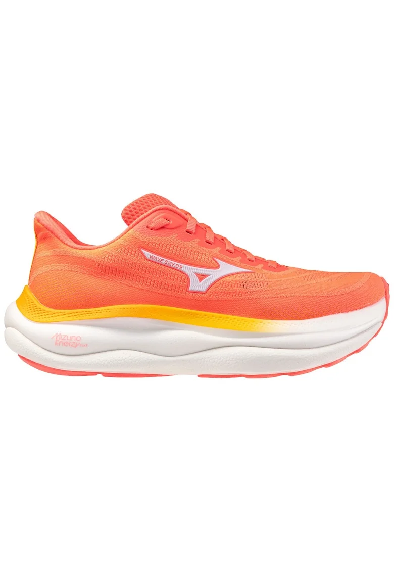 Pantofi alergare dama  Wave Sky 9 FW 2025, Alb/Rosu corai