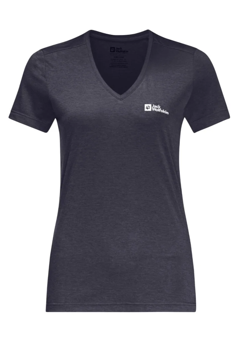 Tricou tehnic dama  Crosstrail, Gri grafit