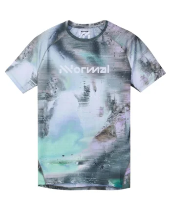 Tricou alergare dama  Race, Verde/Gri