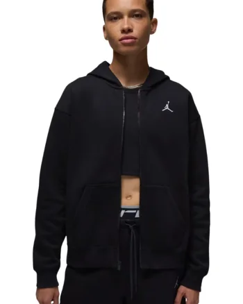 Bluza  W J BRK FLC FZ 24 FV7167-010 S, negru