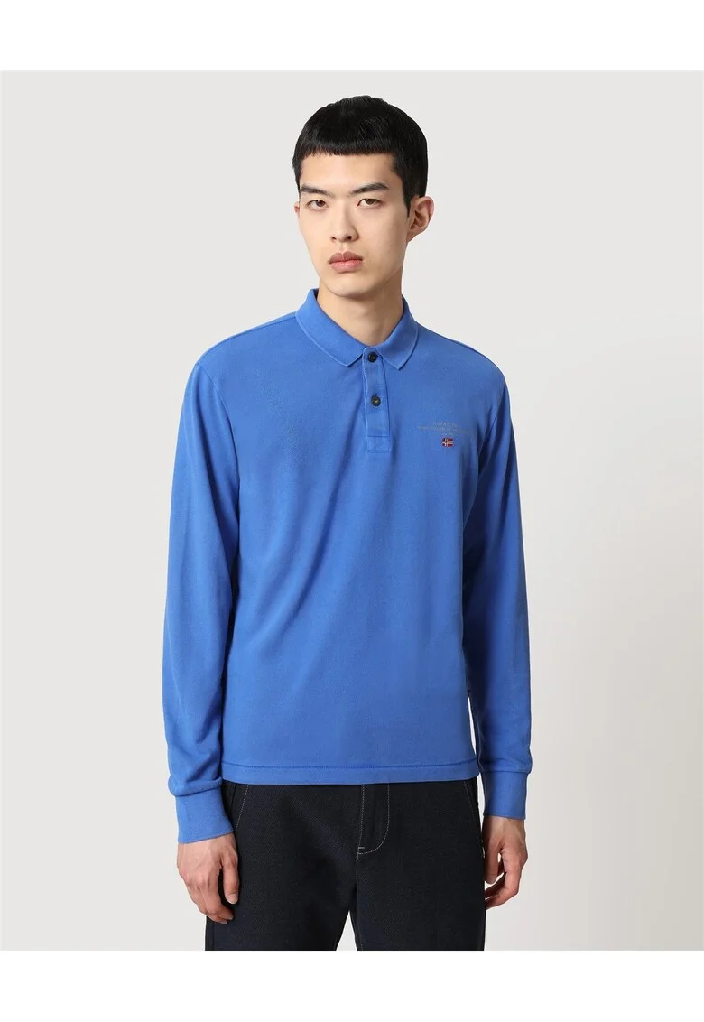 Bluza polo din bumbac organic Elbas,