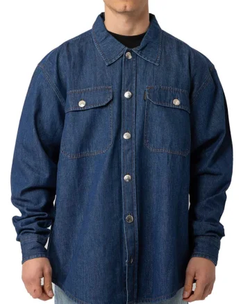 Jacheta-camasa din denim