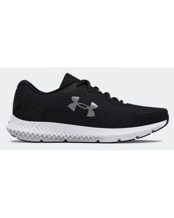 Pantofi usori pentru-alergare Ua Charged Rogue 3, Negru stins, Alb murdar, Negru