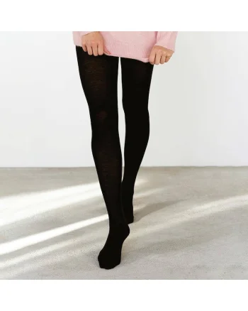 Colanti dama din lana merinos art. 130 BD001,  S-M, Negru