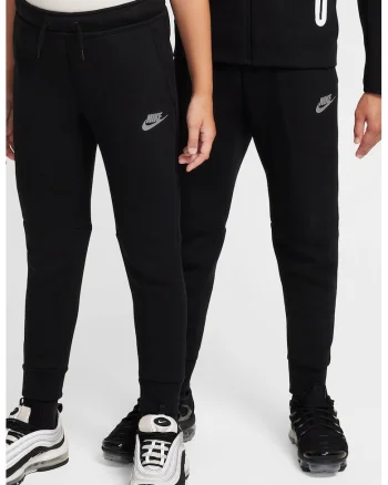 Pantaloni de trening unisex cu talie elastica, Negru