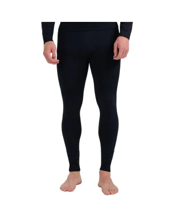Pantaloni sport barbati  termoactivi, negru, poliamida/poliester/elastan,