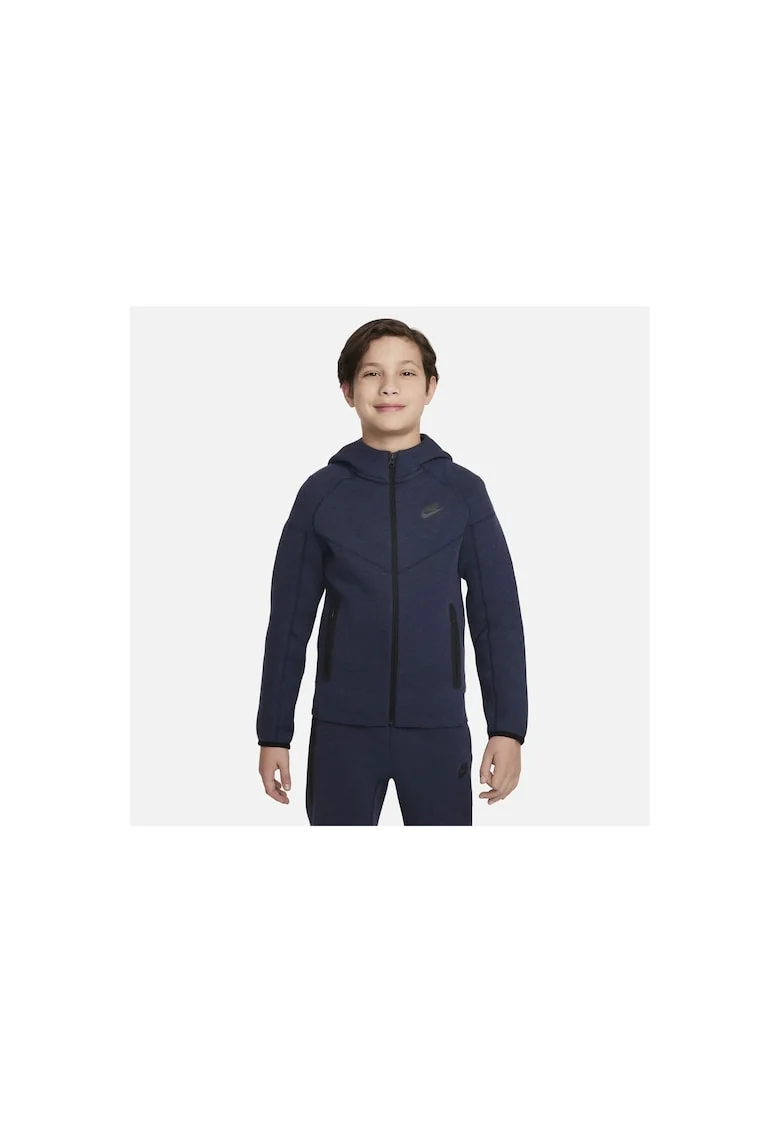 Hanorac cu maneci raglan Tech, Albastru inchis