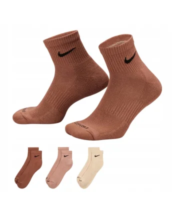Sosete Unisex,  SX6890 968, Multicolor, Amortizare In Partea Din Fata Si Calcai Dri-Fit Banda Elastica Piciorului, Material Respirabil, Portocaliu
