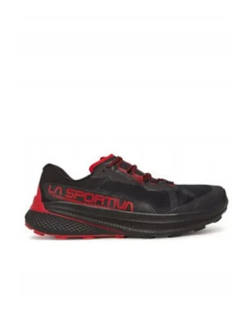Pantofi sport barbati  alergare, negru/rosu,
