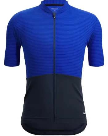Tricou ciclism barbati  Colore Riga, Albastru/Bleumarin