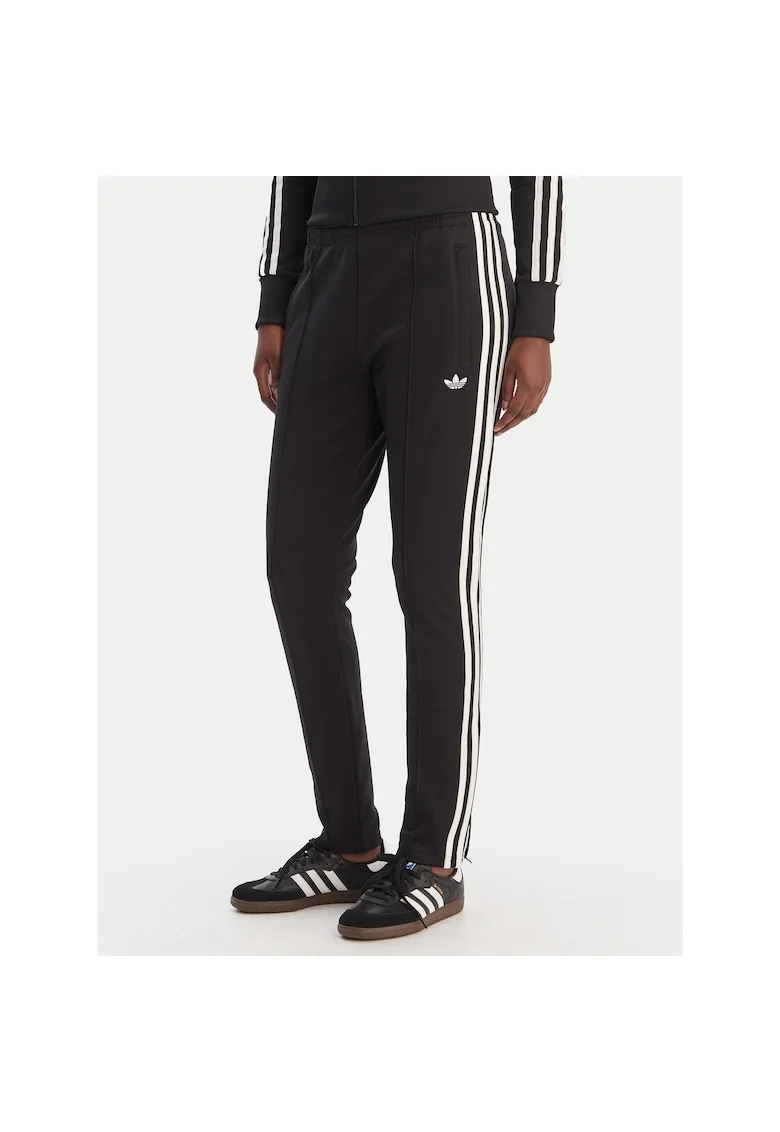 Pantaloni de trening Femei,  bumbac/poliester/elastan, Negru