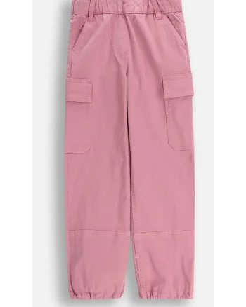 Pantaloni cargo cu talie ajustabila,