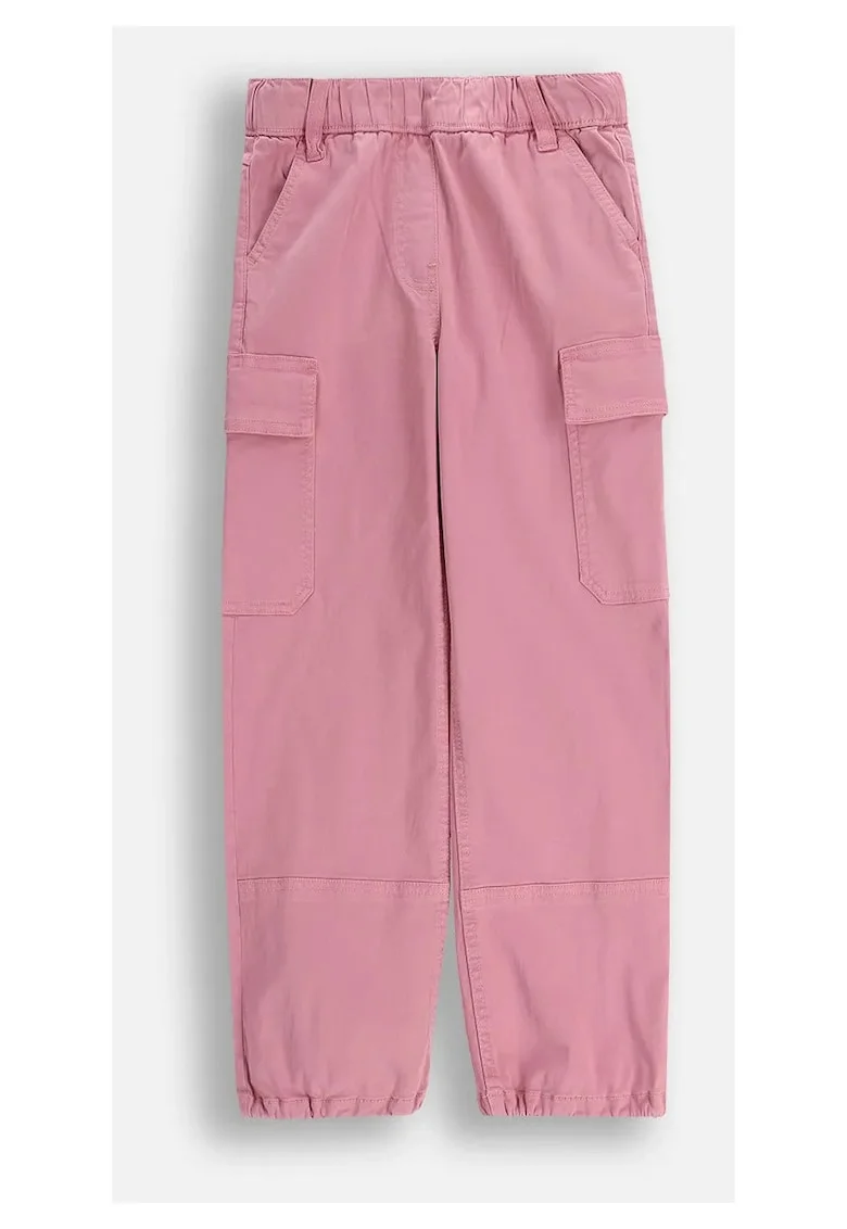 Pantaloni cargo cu talie ajustabila,