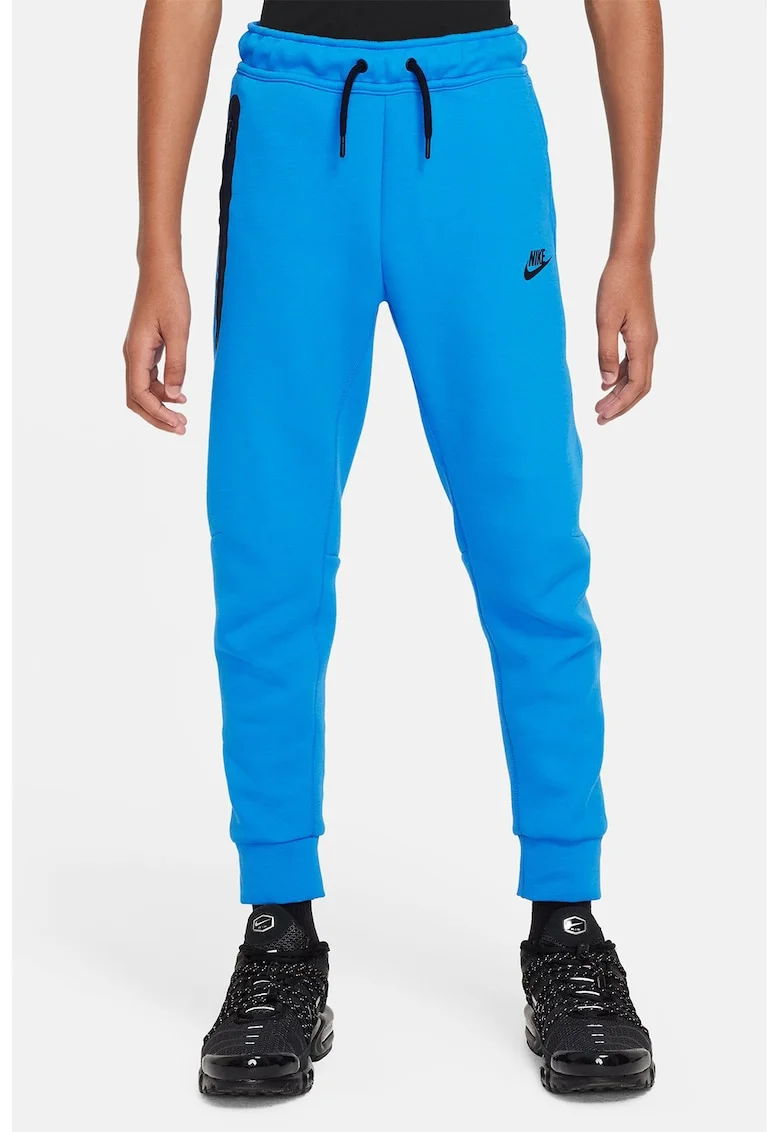 Pantaloni de trening cu talie ajustabila Sportswear Tech, Turcoaz