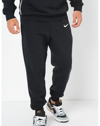 Pantaloni de trening din amestec de bumbac, pentru fotbal, Negru