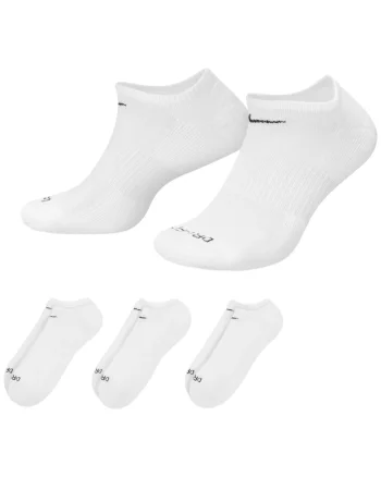 Ciorapi  Everyday Plus Cushion No-Show 3 Perechi 34617, Alb