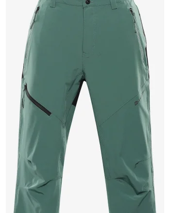 Pantaloni capri cu model colorblock,